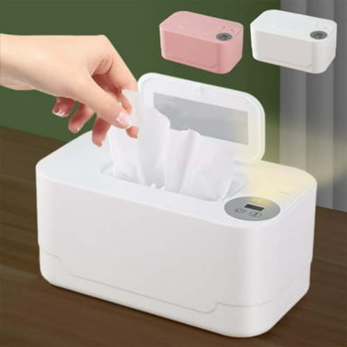 Portable Wipes Warmer Heater with USB Charging and Thermostat Function for Car and Home Use,New Release,Vsgery,White