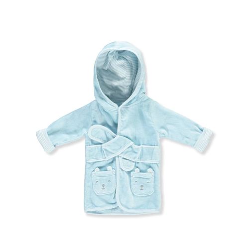 Carter's Baby's Hooded Robe (0-9 Months, Blue)