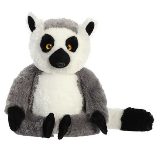 Aurora Medium Ring Tailed Lemur Destination Nation Adventurous Stuffed Animal Gray 11"