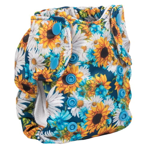 Smart Bottoms Born Smart 2.0 AIO Organic Diapers - Hello Sunshine