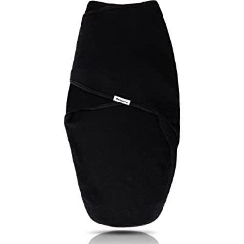 Baby Swaddle Blankets,Soft and Cozy Organic Cotton Black Swaddle Wrap Receiving Blankets for Baby Girl Boy, 0-3 Months