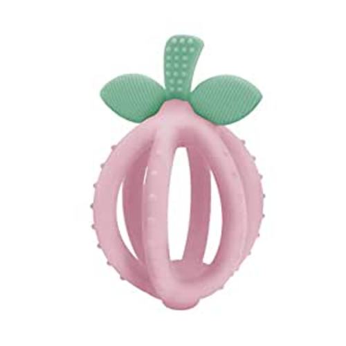 Amazon.com : Itzy Ritzy Teething Ball & Training Toothbrush - Silicone, BPA-Free Bitzy Biter Lemon-Shaped Teething Ball Featuring Multiple Textures to Soothe gums & an Easy-To-Hold Design, Pink Lemonade : Baby