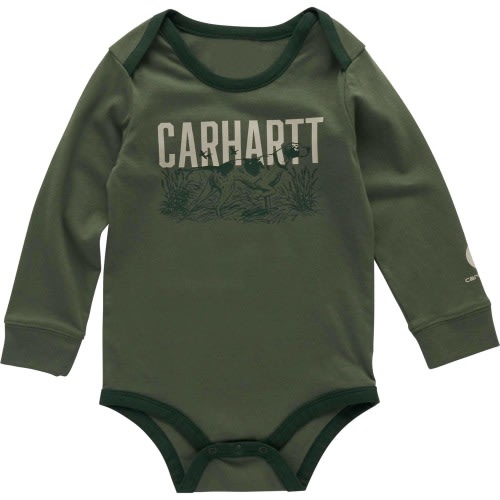 Boys' Long Sleeve Dog Bodysuit (Baby)