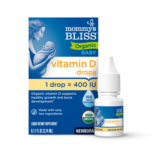 Mommys Bliss Vitamin D Liquid Dietary Supplement, 90 servings, 0.11 fl oz