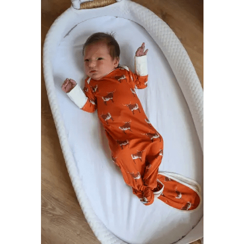 Longhorn Bamboo Knotted Gown