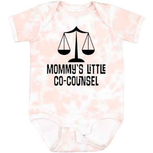 inktastic Mommy Little Co Counsel Lawyer Baby Bodysuit