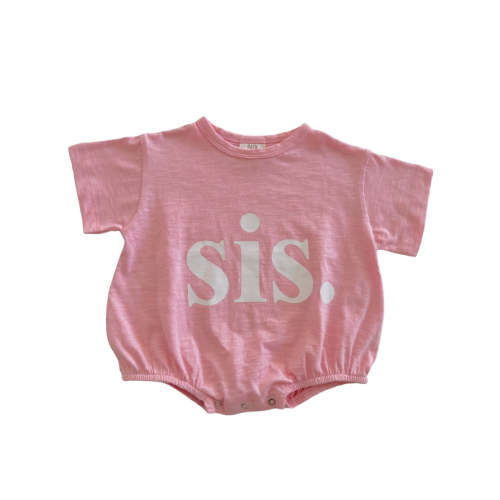 SIS Pink / Organic Graphic T-Shirt Bubble
