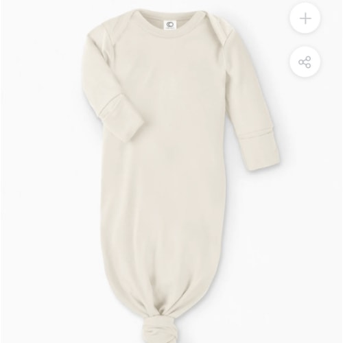 Infant Gown - Cream