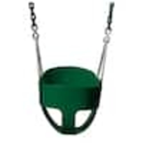 Gorilla Playsets Full-Bucket Swing with Chain in Green 04-0008-G/G