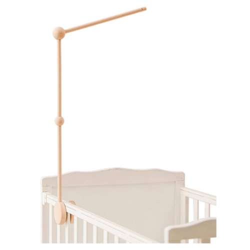 Baby Crib Mobile Arm,HBM Wooden Mobile Arm for Crib Mobile Hanger for Crib Baby Girl Nursery Decor