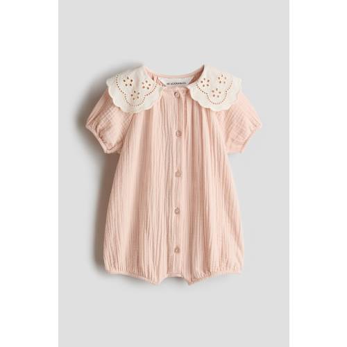COTTON MUSLIN ROMPER SUIT 4 months
