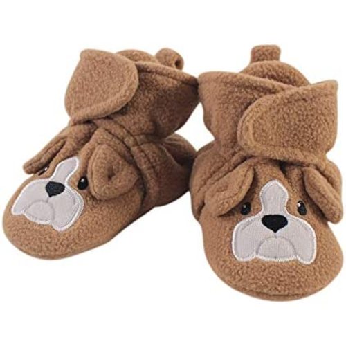 Hudson Baby Unisex-Child Cozy Fleece Booties Winter Accessory Set