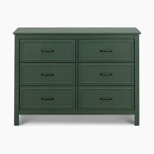daVinci Charlie 6-Drawer Double Dresser - Forest Green