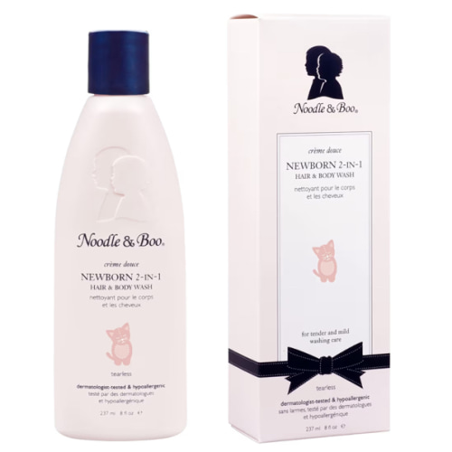 Noodle & Boo Newborn 2-in-1 Baby Shampoo and Body Wash, Tear-Free, Hypoallergenic, Baby Bath Essentials, Moisturizing, pH-Balanced, Vitamin-Enriched, Pediatrician-Tested