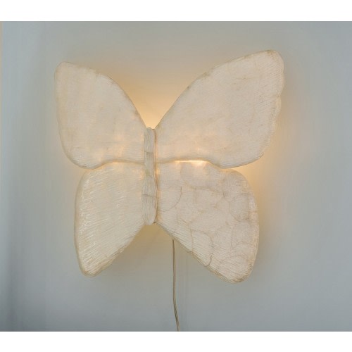 Capiz Butterfly Lit Decor (25"x 20")