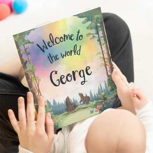 Welcome to the World Custom Personalised Gift for Newborn Baby Christening Pregnancy Babies Present for Mum Birth Announcement Ideas