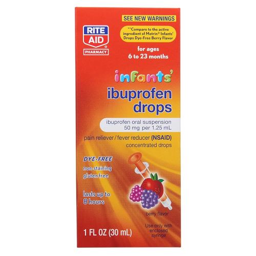 Rite Aid Infants' Ibuprofen Drops, 50mg - 1 fl oz