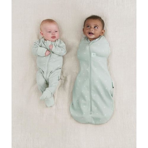 ergoPouch 1 TOG Cocoon Baby Sleep Sack 3-6 Months, Swaddle Sleeping Bag, Temperature Control Wearable Blanket (Sage)