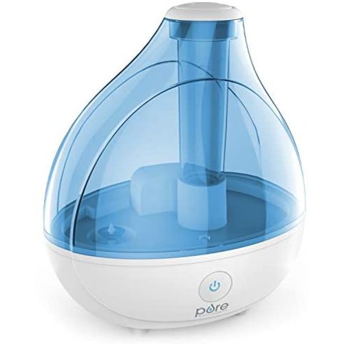Pure Enrichment MistAire Ultrasonic Cool Mist Humidifier - Premium Humidifying Unit with Whisper-Quiet Operation, Automatic Shut-Off and Night Light Function - Lasts Up to 16 Hours