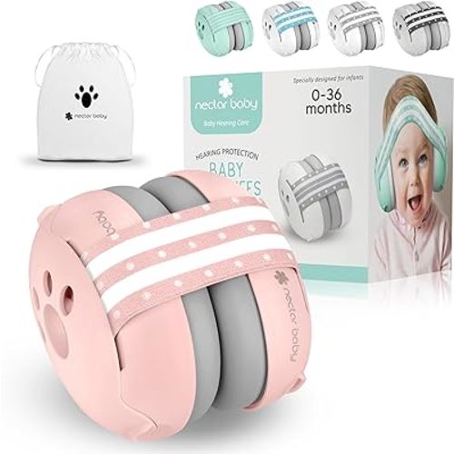 Baby Ear Protection, Noise Cancelling Headphones for Babies, Noise Reduction Earmuffs for Infant and Toddlers up to 36 Months