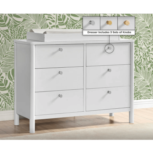 Brooks 6 Drawer Dresser with Interlocking Drawers
