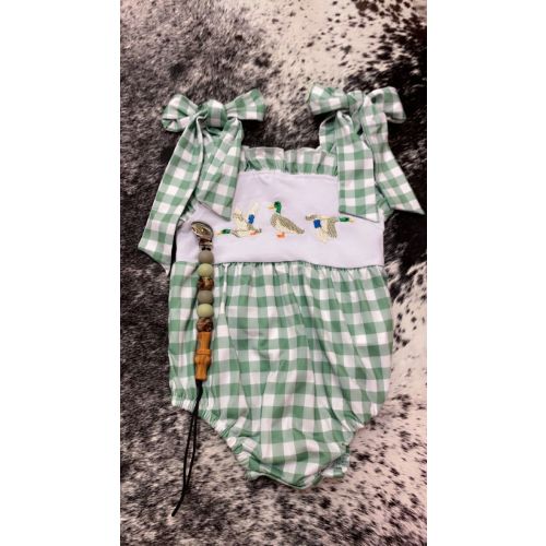 The pretty in plaid onesie