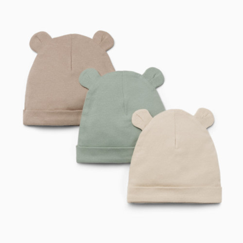 Small Story 3 Pack Hats - Neutral, 0-6 M