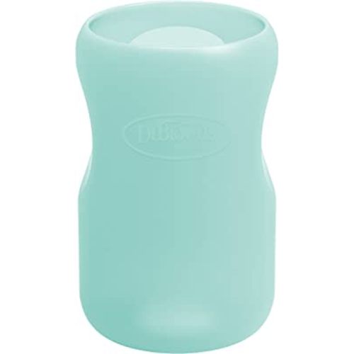 Dr. Brown's Natural Flow Options+ Glass Baby Bottle Sleeves,100% Silicone,9 oz,Wide-Neck,Mint
