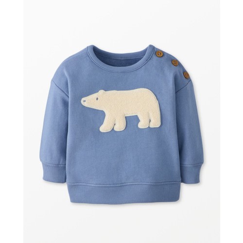 Baby French Terry Embroidered Sweatshirt