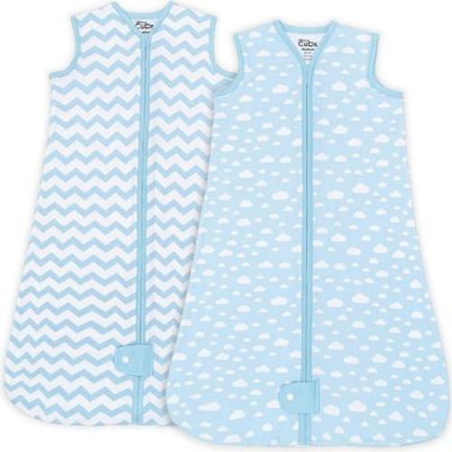 Sleep Bag, Sack For Baby, 2 Pack, Breathable Wearable Blanket By Comfy Cubs , X Large - Nomadic Blue, Azul