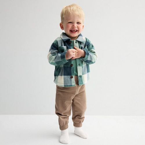Baby Boy Carter's 3-pc. Plaid Jacket, Tee & Pants Set