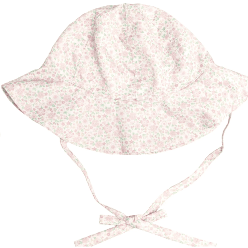 baby antique floral sun hat – minnow