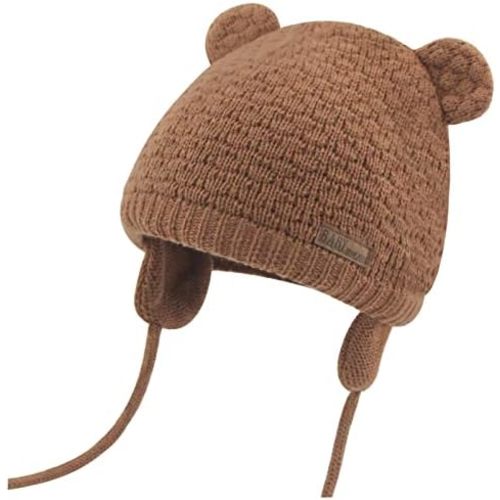 Duoyeree Kids Baby Hat Soft Warm Cable Knit Beanie Toddler Girl Fall Winter Hats
