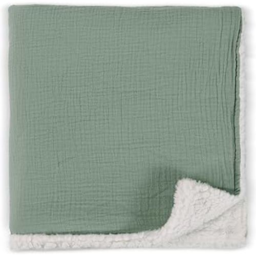 Soft Muslin Cotton Baby Blanket - Breathable and Lightweight Blanket Keeps Your Newborn Baby Girl Or Boy Cozy and Warm - Perfectly Sized Blanket for Any Stroller or Car Seat
