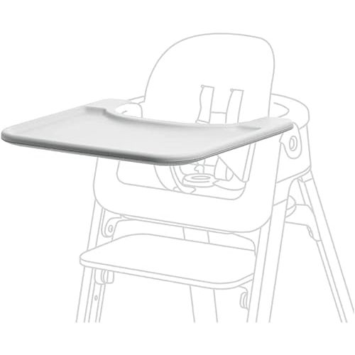 Stokke Steps Baby Set Tray, White - Functional Accessory for Stokke Steps Baby Set High Chair - Give Your Child a Place to Play & Eat - Durable, Tool Free & Easy to Clean