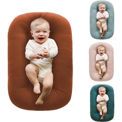 Baby Lounger,Baby Lounger Pillow,Baby Lounger 0-24 Months,Baby Lounger for Newborn (Coffee)