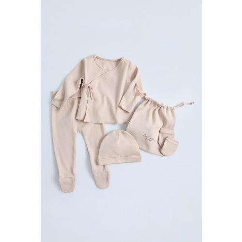 POINTELLE BIB AND HAT PACK - Ecru | ZARA United States