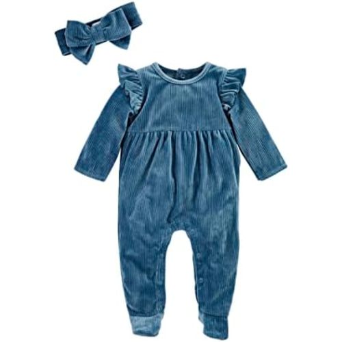 Mud Pie Baby Girl Sleeper Set