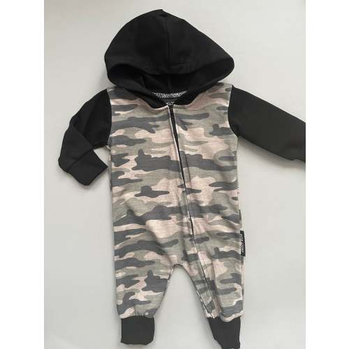 Camo Hooded Romper