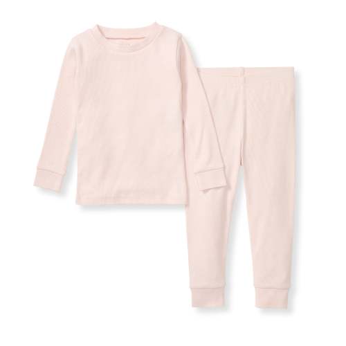 Solid Rib Organic Cotton Two-Piece Pajamas - Ranunculus – Burt's Bees Baby