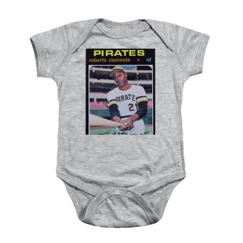 Roberto Clemente 1971 Topps #630 Baseball Card Baby Onesie
