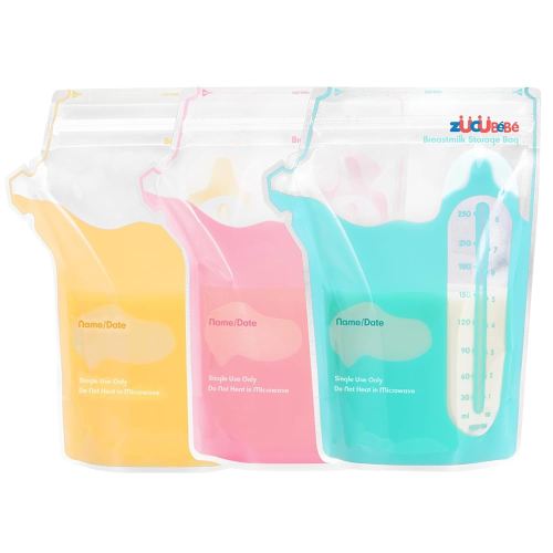 Breastmilk Storage Bags(180 Count),8oz Milk Storage Bags for Breastfeeding,BPA Free with Easy Pour Spout, Self Standing, for Refrigeration and Freezing