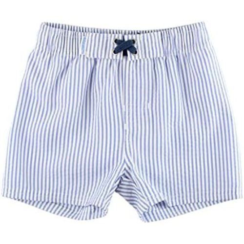 RUGGEDBUTTS Boys UPF50+ Sun Protection Seersucker Swim Trunks