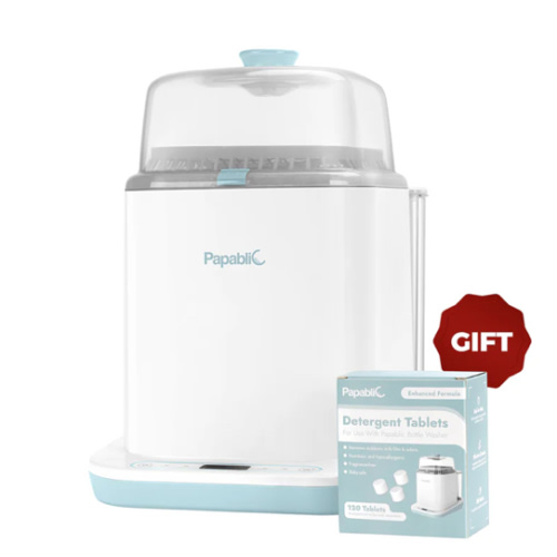 Papablic Baby Bottle Washer Sterilizer and Dryer All in One Bottle Cleaner