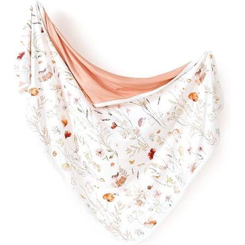 GRSSDER Baby Blankets Super Soft Jersey Knit Swaddle Blanket for Baby Girls and Boys, Double Layer Receiving Blankets 34 x 44 Inches, Extra Large for Baby Swaddling, Dream Print