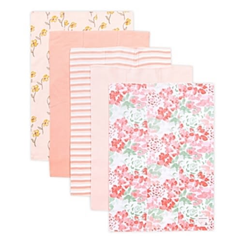 Burt's Bees® 5-Piece Burp Cloth Set in DawnBurt's Bees® 5-Piece Burp Cloth Set in Dawn