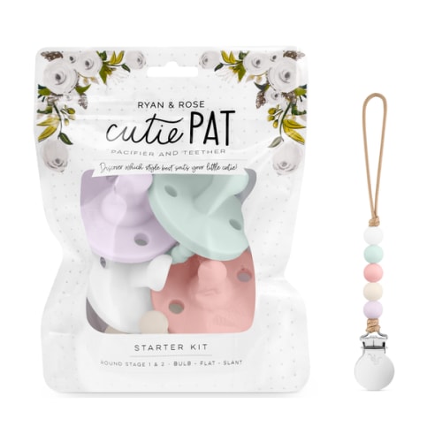 Cutie PAT Kit - Silicone Pacifier & Teether In One