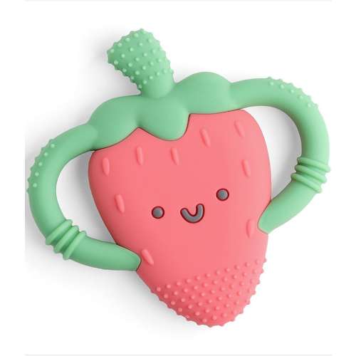Itzy Ritzy Chew Crew™ Silicone Handle Strawberry Teether