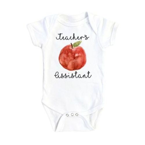 Teacher's Assistant - Baby Boy Girl Clothes Infant Onesie® Funny Cute Newborn GS1 Multicolor 0-3M