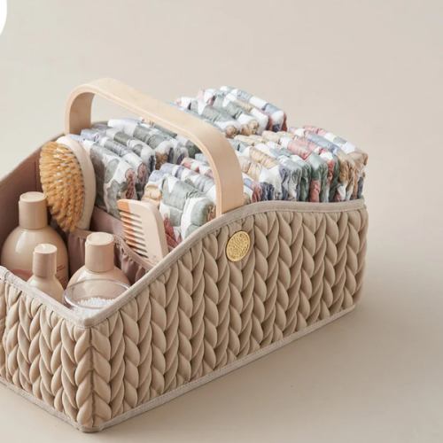 Diaper Caddy Beige